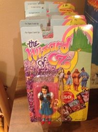 The Wizard of Oz Dolls and accessories still in package