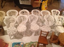 Wicker Doll Furniture.  