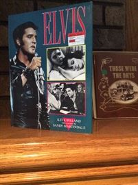 Elvis Collection - Books, Scrapbook, CD's