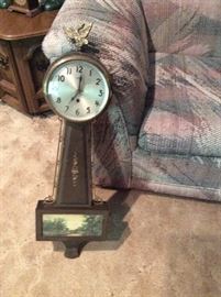Nice Banjo Clock.  Needs TLC