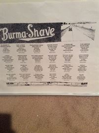 Remember the Burma Shave Signs?  Well here they are!