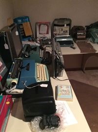 Vintage Typewriters and office supplies