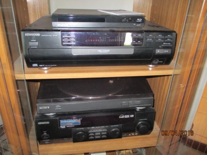 Stereo system and blue ray player