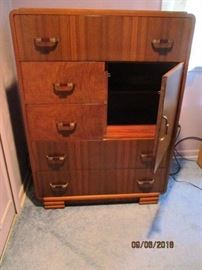 nice dresser with bakelite handles