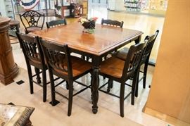 EXTRA NICE counter height table and chairs!