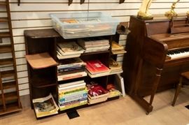 SO MANY pieces of vintage - OLD - sheet music and books....