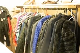 Name brand coats:  Pendleton, Coach, Calvin Klein...