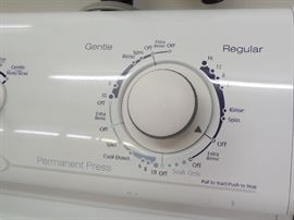 Maytag washer & dryer, Commercial Quality, Super Capacity, Quiet Series.     