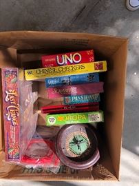 Many vintage board games 