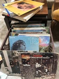 Records from The Doors, The Who etc