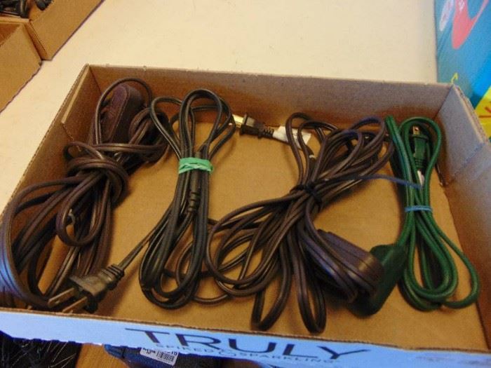 Lot of extension cords.