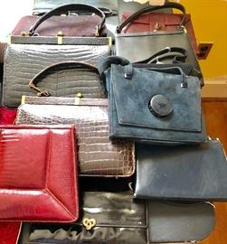 Purses all shapes and sizes