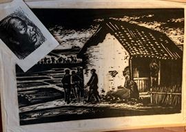 Chinese woodblock print