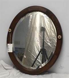 Oval Wood Framed Mirror with Hangers PT8014  https://www.ebay.com/itm/123361896138