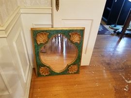 70's art decco mirror