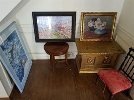 Venice Beach print, original oil painting