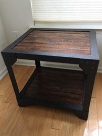 Industrial style side table
