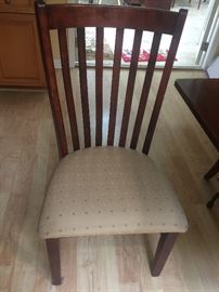 dinning chair - there are two with arms and 6 without