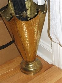 BRASS UMBRELLA STAND.