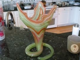 Art glass vase
