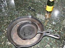 Cast iron cooks things up great:)