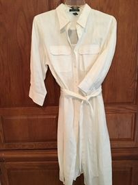Ralph Lauren linen slip dress and matching coat dress (2 pieces)