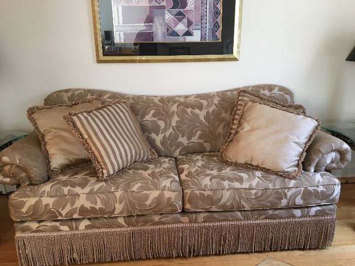 Stunning neutral elegant sofa