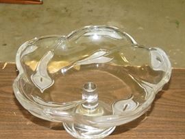 MIKASA FOOTED FRUIT BOWL.  MADE IN WEST GERMANY.
