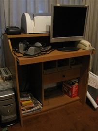 A small computer desk.  The computer may not be available for sale, but the desk is.