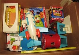 Miscellaneous vintage pre-school toys.  