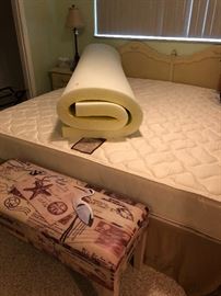 King foam mattress pad