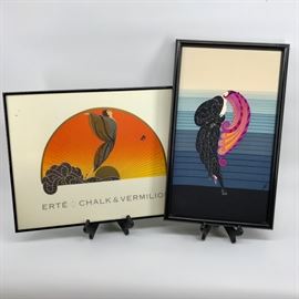  Erte Framed Print & Scarf       https://ctbids.com/#!/description/share/45039