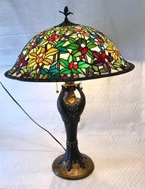 Tiffany Style Peacock Lamp  https://ctbids.com/#!/description/share/45038