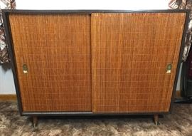 Mid Century Music Sliding Door Storage https://ctbids.com/#!/description/share/45071