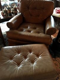 AND Matching Chair and Ottoman!...