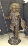 Life size Bronze Indian statue
