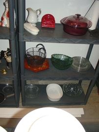 Various Dishes- including a Meakin