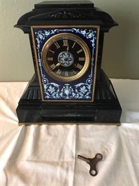 Antique Marble Mantel Clock