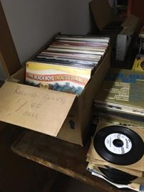 Lots of old Vinyl Records 