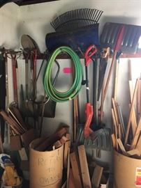 Garage full of handy man items! 