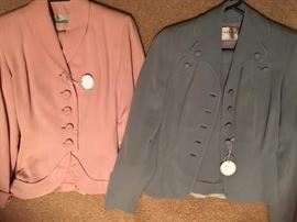 Vintage 1940s Gaberdine Suits 