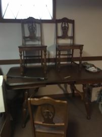 Several Vintage Dining Sets 