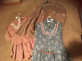 Vintage Patio outfits, novelty print 