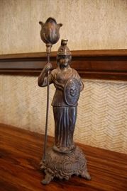 Bronze statue from 1904 Priests of Pallas Ball in Kansas City