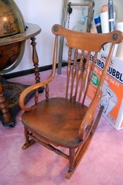 Antique child's rocker