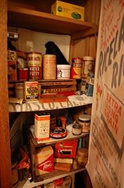 Antique & vintage tins & bottles