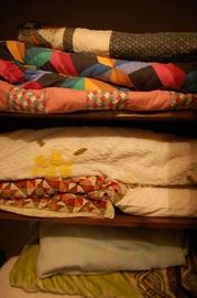 Quilts, chenille bedspreads