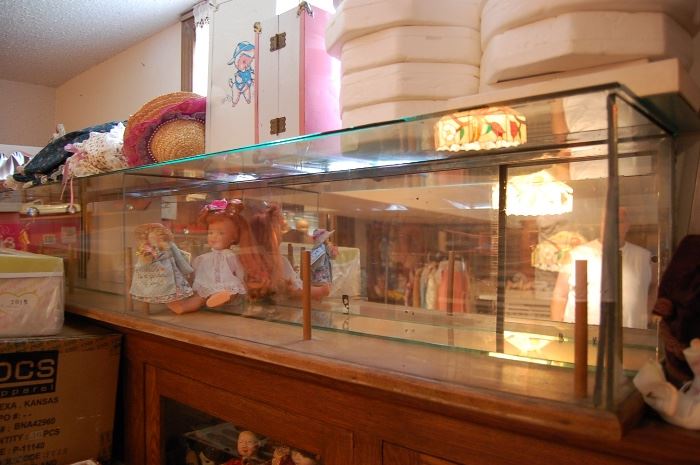 Antique pie store display, unusual