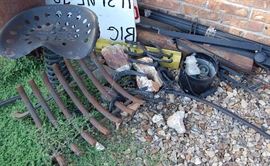 Tractor seat, INsualtors, etc.