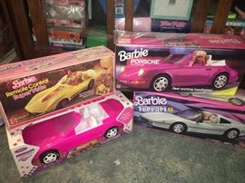 Vintage Barbie Vehicles